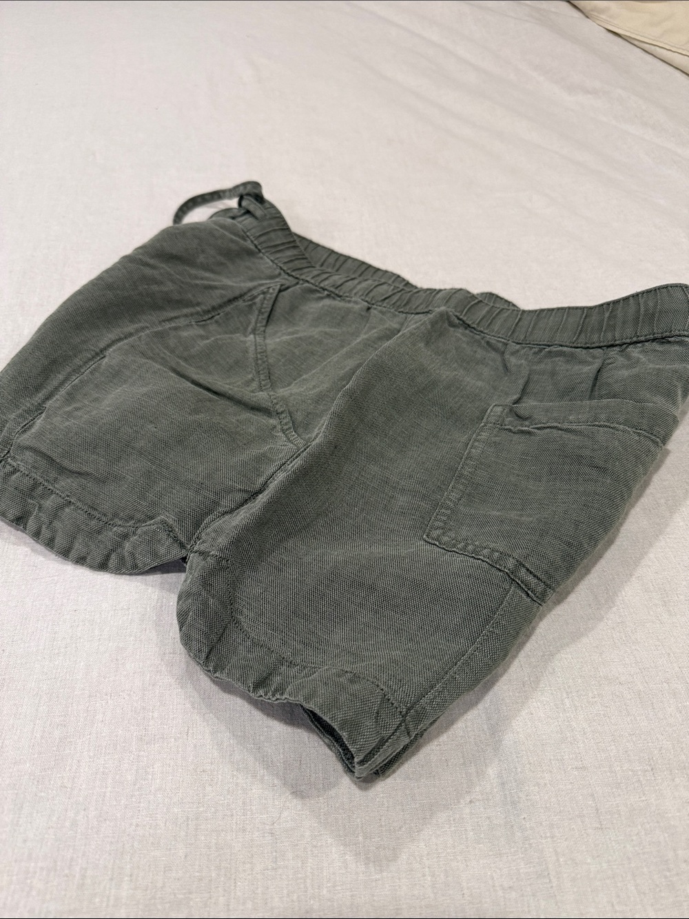 C&C California Olive Green Drawstring Casual Shorts - Picture 6 of 10